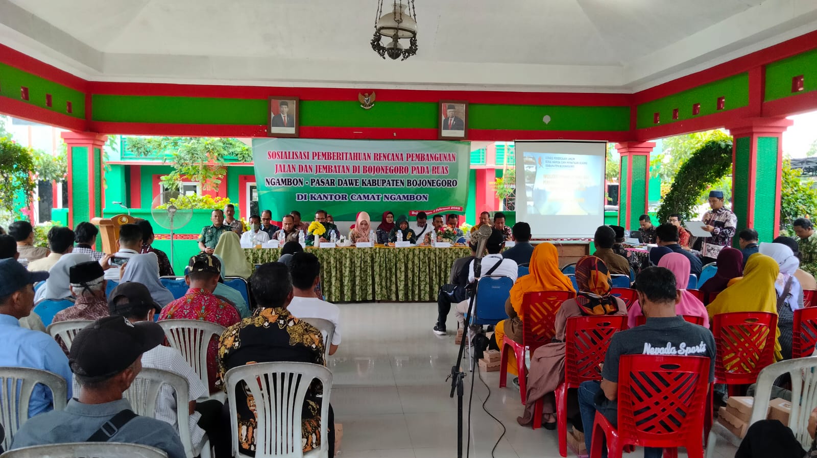 Sosialisasi Pemberitahuan Rencana Pembangunan Jalan dan Jembatan Ngambon- Pasar Dawe