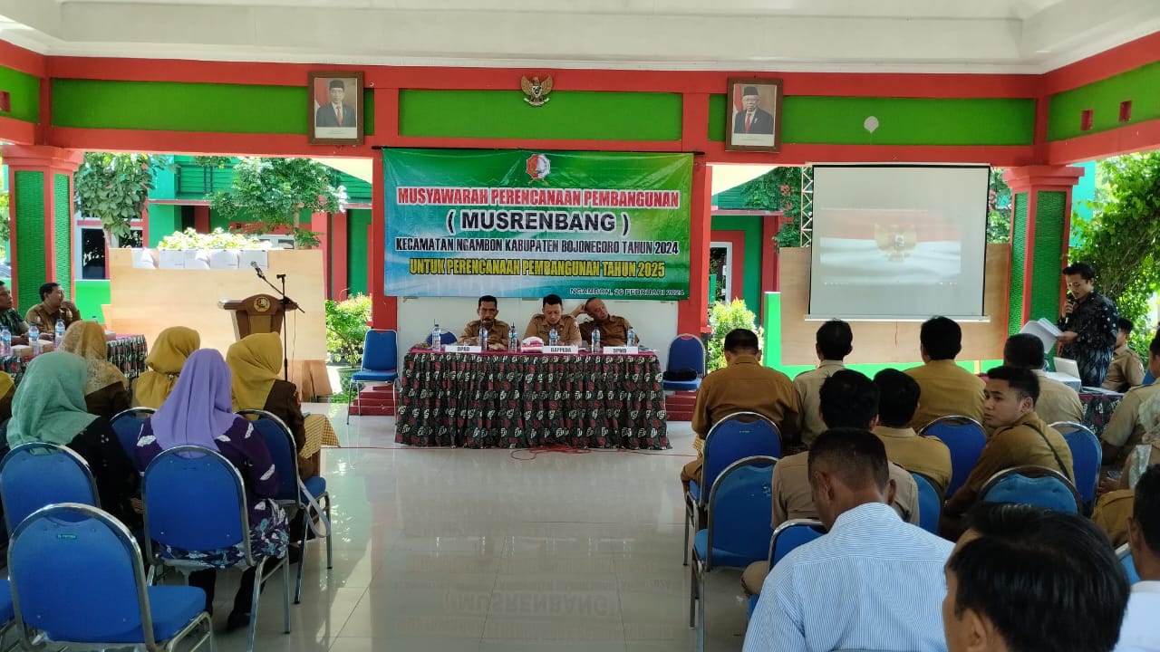 Musyawarah Perencanaan Pembangunan Kecamatan Ngambon Tahun 2024