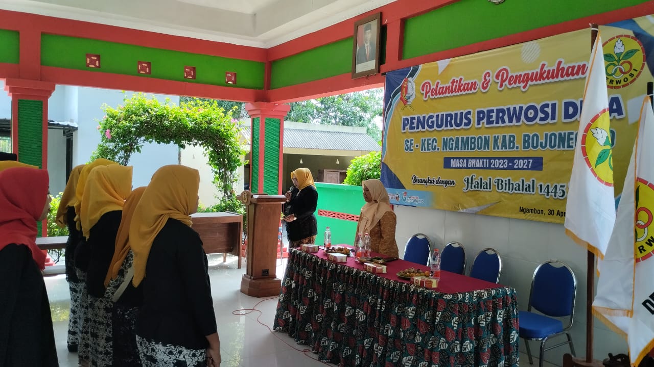 Pelantikan dan Pengukuhan Pengurus Perwosi Desa