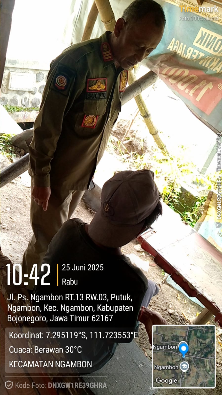 SATPOL PP KECAMATAN NGAMBON TANGGAPI LAPORAN MASYARAKAT TERKAIT ODGJ MENGAMUK