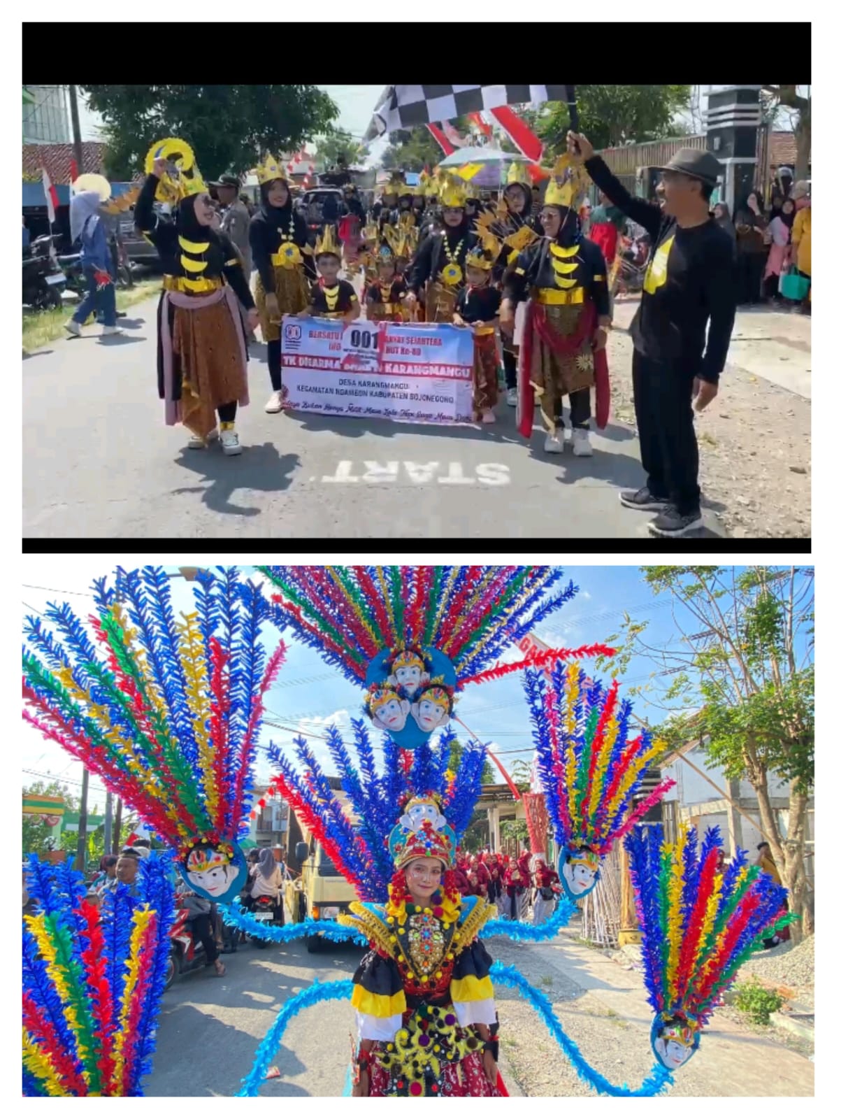 Pawai Budaya Meriahkan HUT ke-80 Kemerdekaan RI di Kecamatan Ngambon