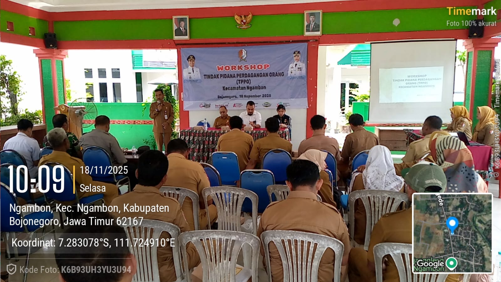 Workshop TPPO di Kecamatan Ngambon